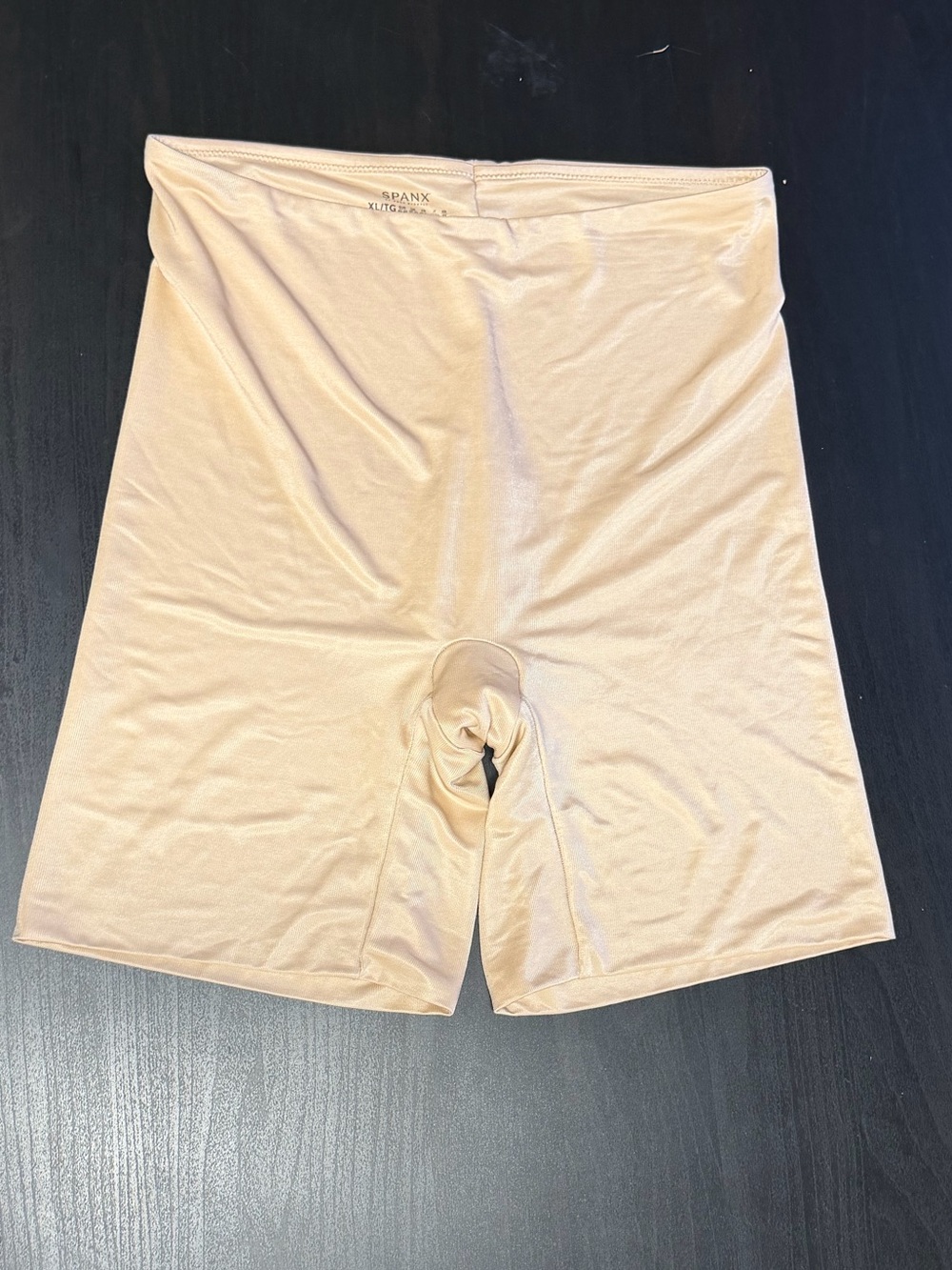 SPANX Nude High-Waist Shaping Shorts